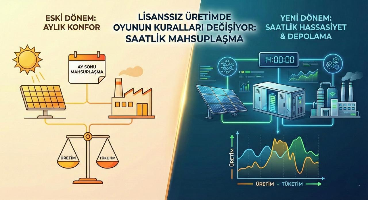 Lisanssız GES Saatlik Mahsuplaşma