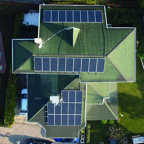 Kırsal/yazlık ev için off-grid güneş sistemi